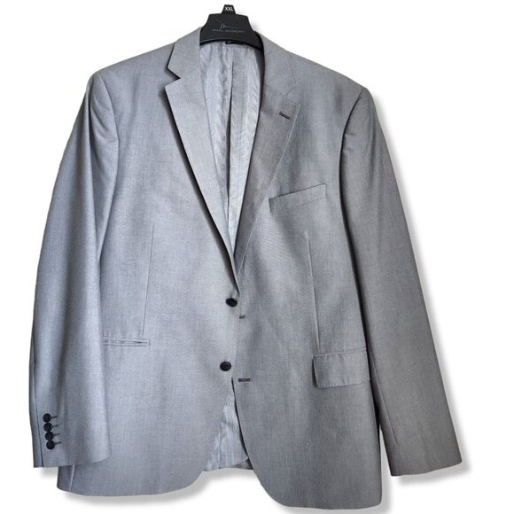 J.‎ Ferrar Blazer 46L Suit Jacket Mens 46 Long Modern Gray Sport Coat - Picture 1 of 12